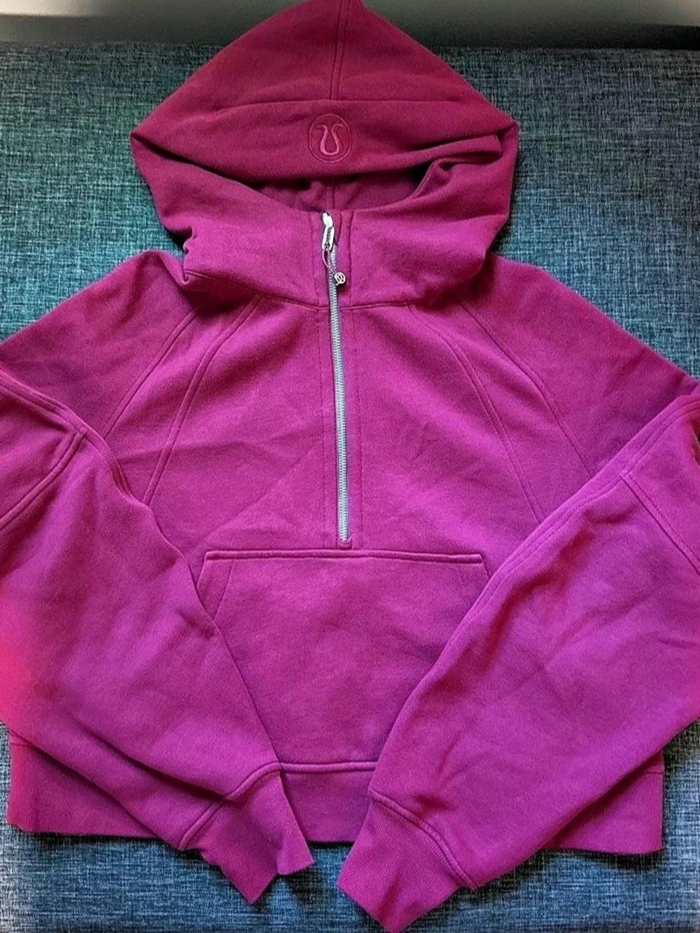 Lululemon Scuba Oversized Half-Zip Hoodie Pink
